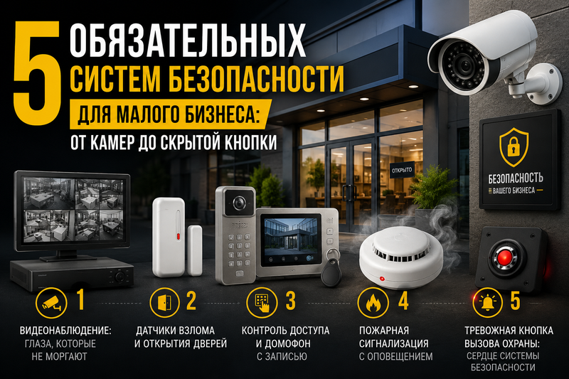 5 систем безопасности инфографика