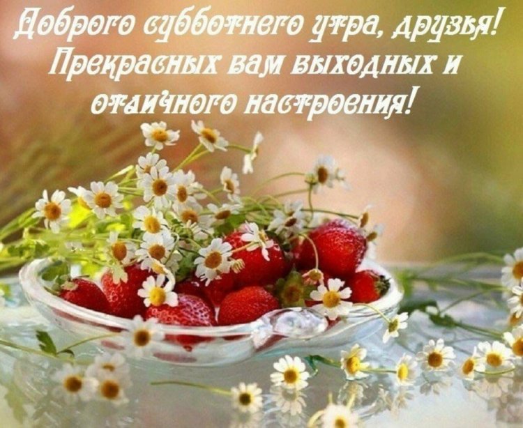 Картинки «Доброе утро субботы!» с пожеланиями Картинки «Доброе утро субботы!» с пожеланиями
