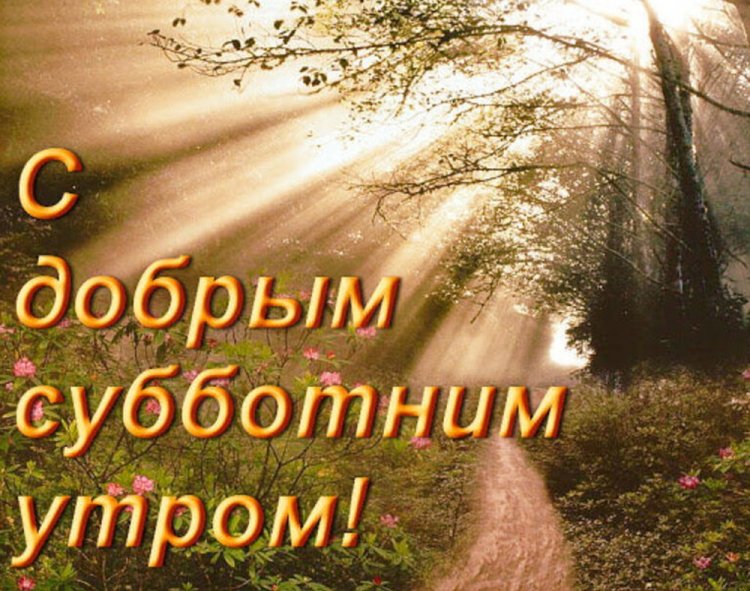 Картинки «Доброе летнее утро субботы!» Картинки «Доброе летнее утро субботы!»