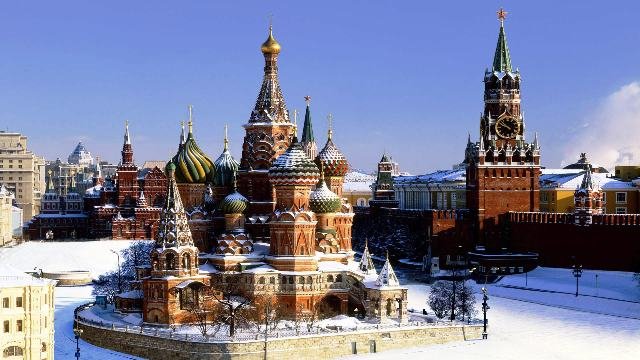 Зимняя погода в Москве