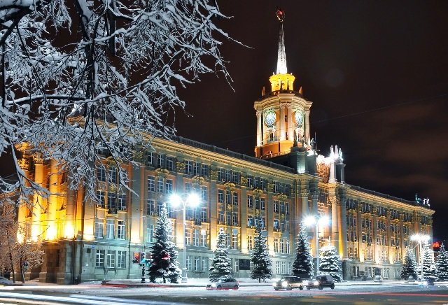 Зимняя погода в декабре в Екатеринбурге